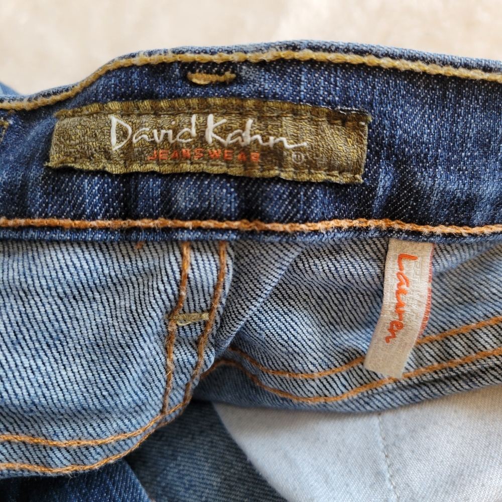 David Khan women's "Lauren" straight leg jeans - Picture 4 of 5